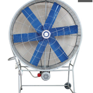 Moveable Two Tyre Trolley Type Industrial Air Supply Fan 48 Inch with 6 Wings
