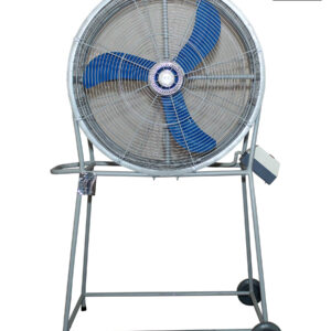 Moveable Two Tyre Trolley Type Industrial Air Supply Fan 36 Inch with 3 Wings